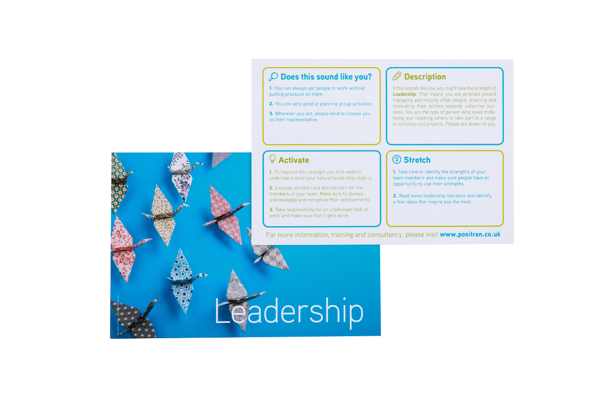 Strengths cards - exemple - EN